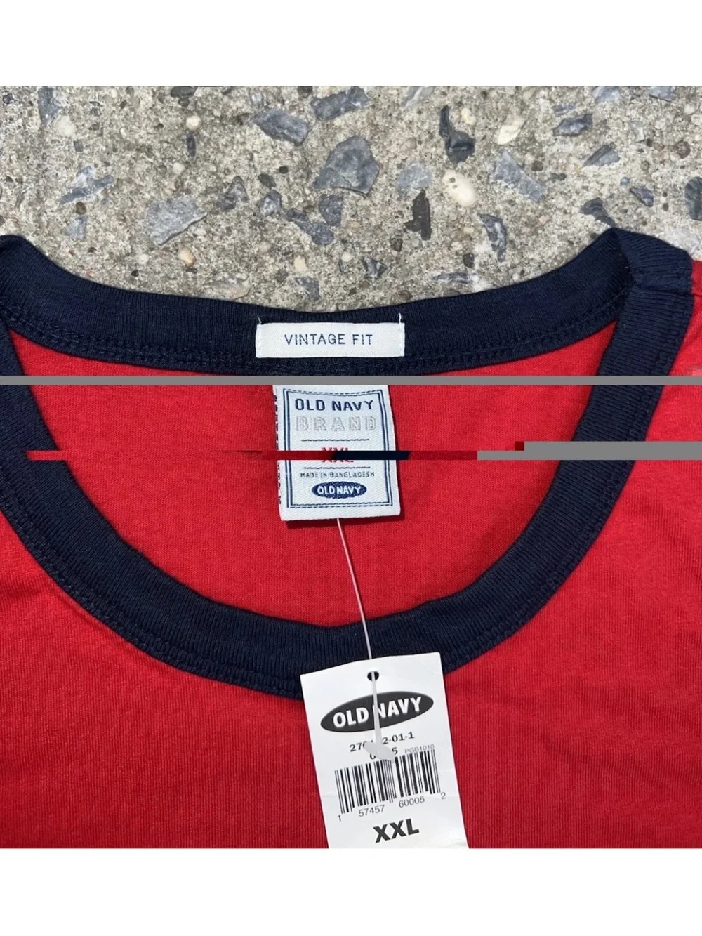 Vintage Old Navy Ringer‎ Shirt El Companero Spiced Rum Liquor Shirt 2XL NWT